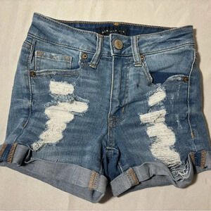 Womens size 000 juniors Aeropostale Jean shorts, #B714